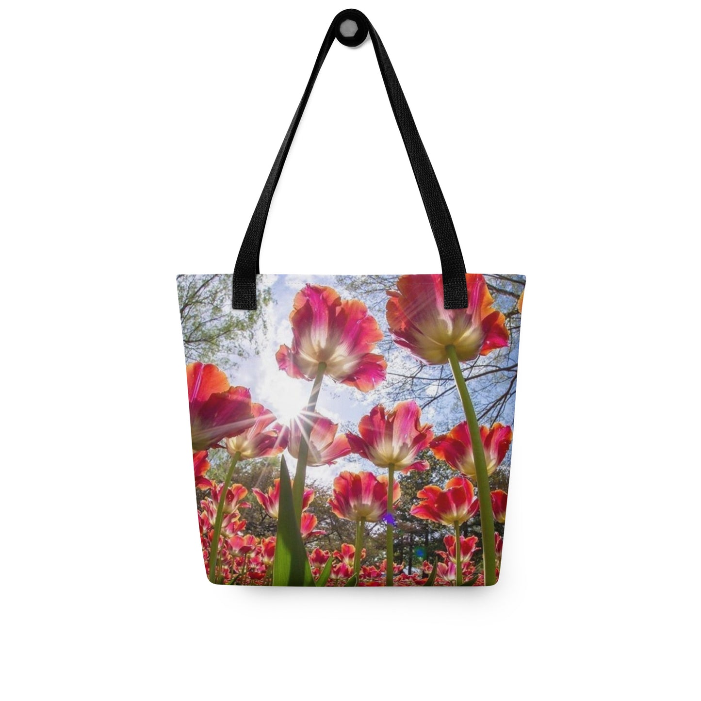 red Flowers tot bag healthywealth.net