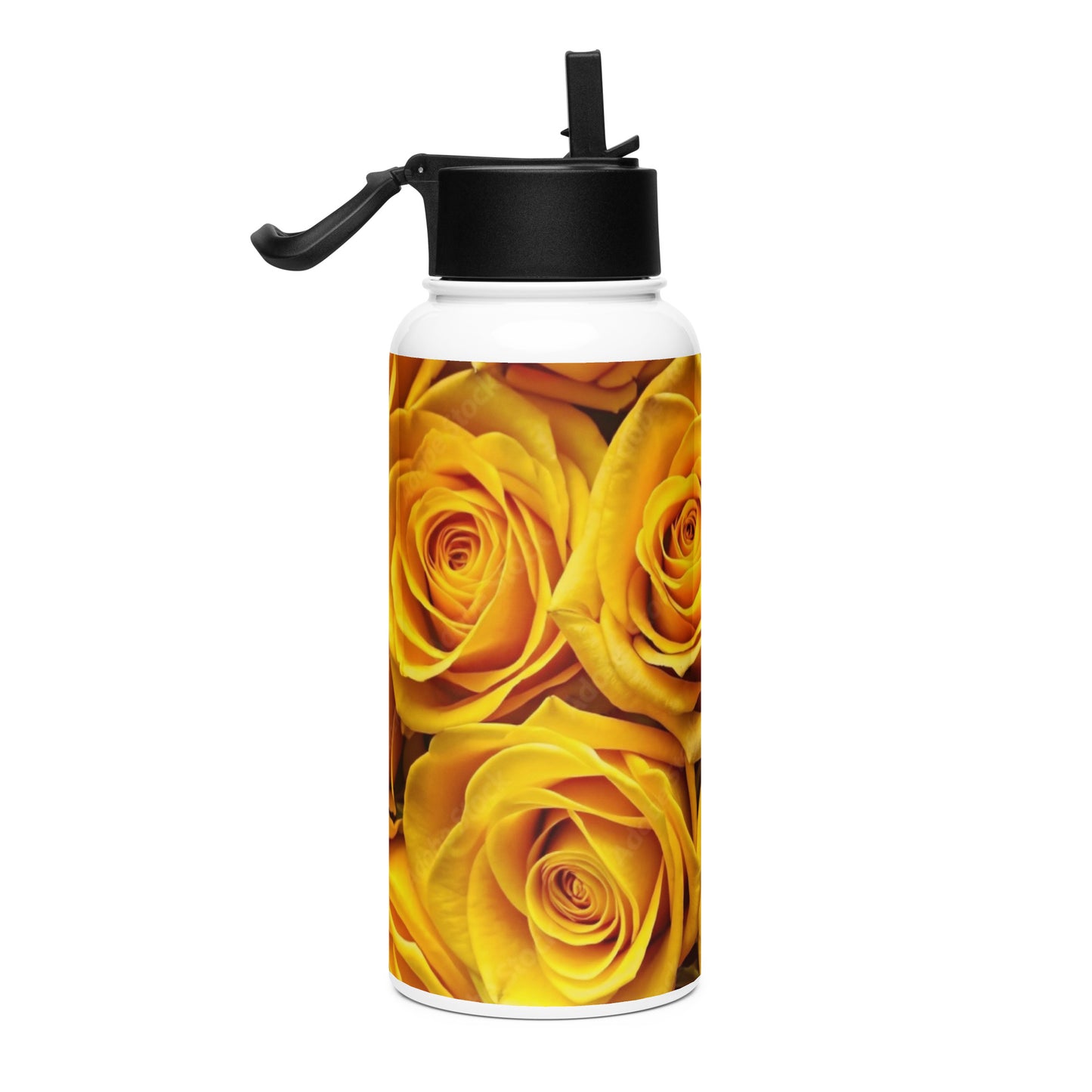 yellow roses water bottle healthywealth.net